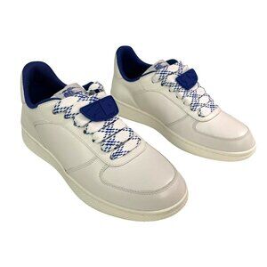 Burberry Terrace Leather Sneakers Extra Laces Sz 38 US 8 NEW